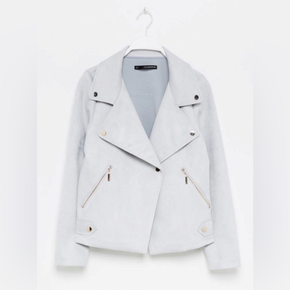 SFERA COLLECTION BIKER JACKET | sky blue size M | - Picture 8 of 8